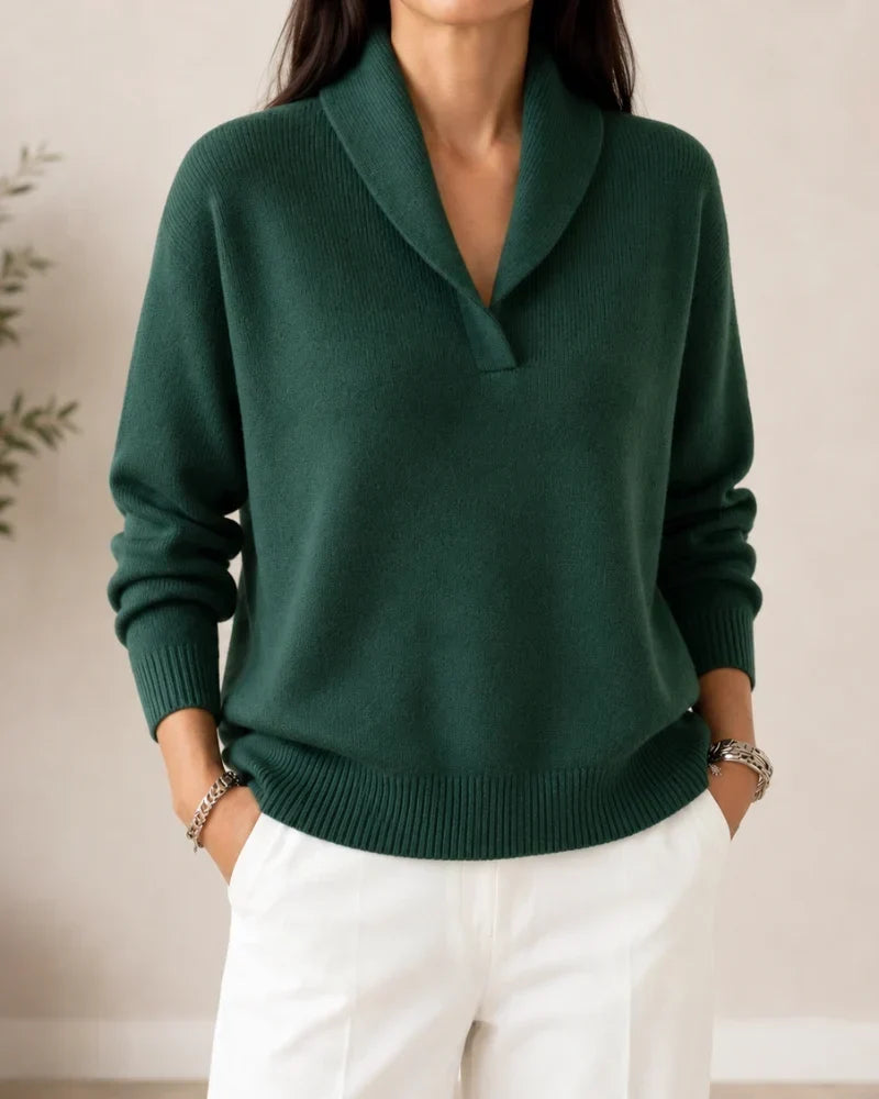 Edlla | Cosy V-Neck Jumper for