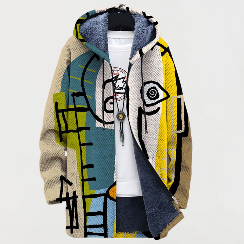 Draly | Abstract Patterned Coat
