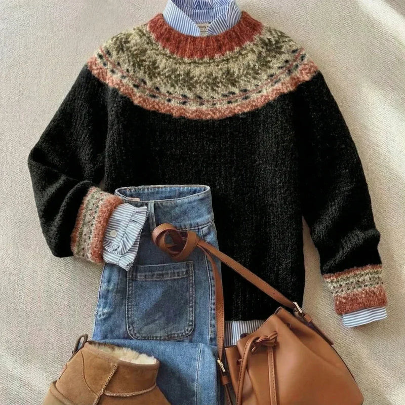 Jella | Chic Vintage Knit Jumper