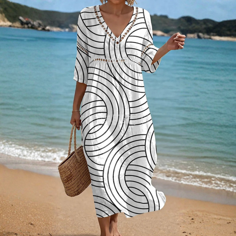 Shyllis | Modern Lines Beach Dress