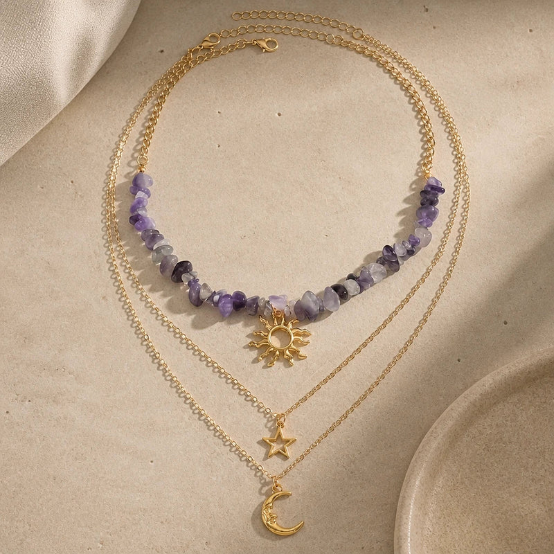 Irrence | Cosmic Tiered Necklace Collection