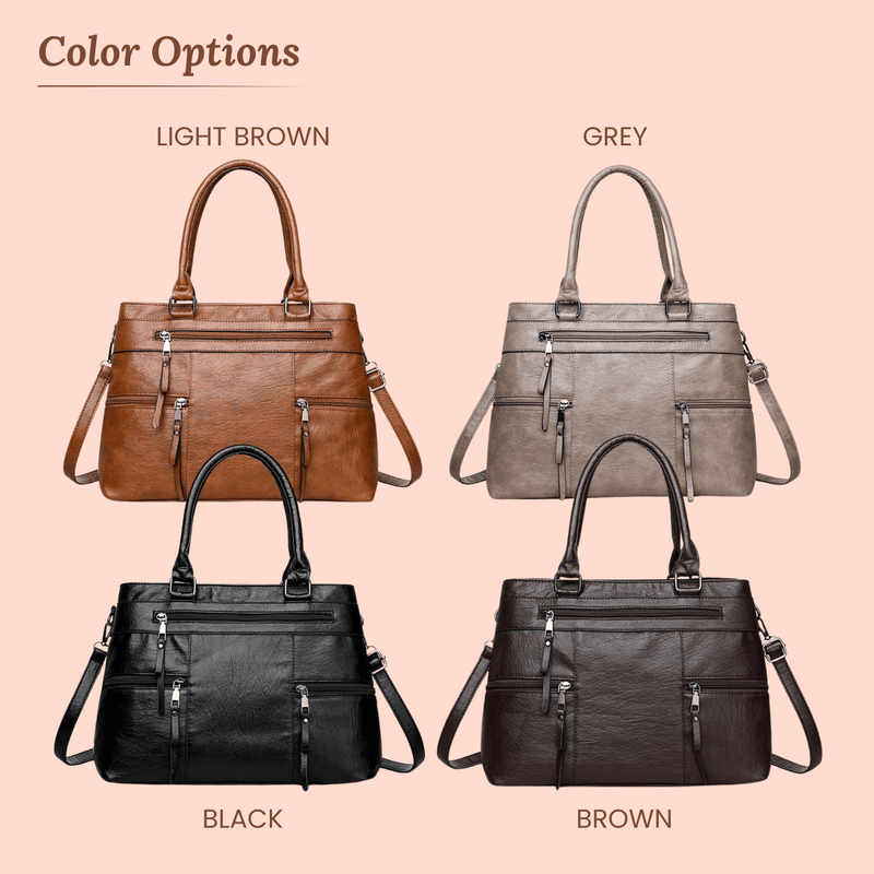 Olce | Multi-Zip Shoulder Bag