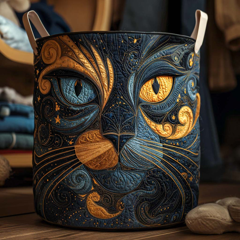 Lurothy | Galaxy Cat Laundry Basket