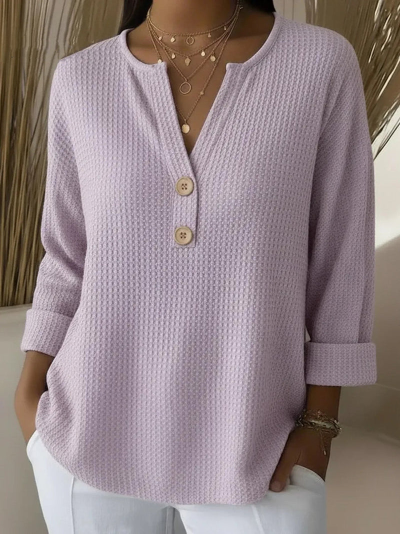 Muith | Henley Button Top for