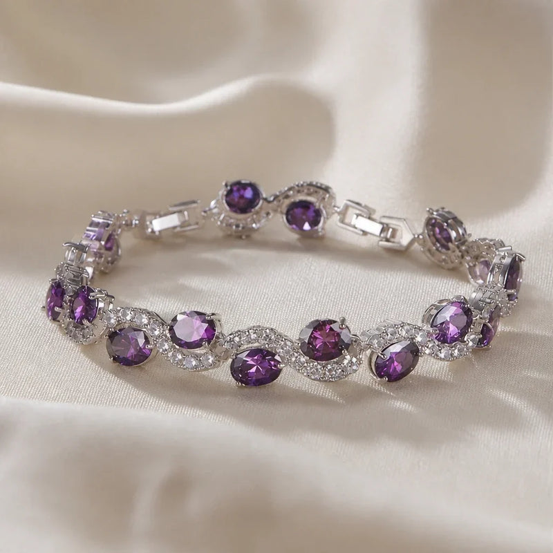 Rorlett | Silver Halo Link Bracelet