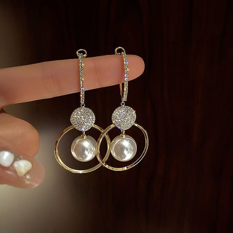 Flma | Embellished Ball Earrings Featuring Cultured Pearls