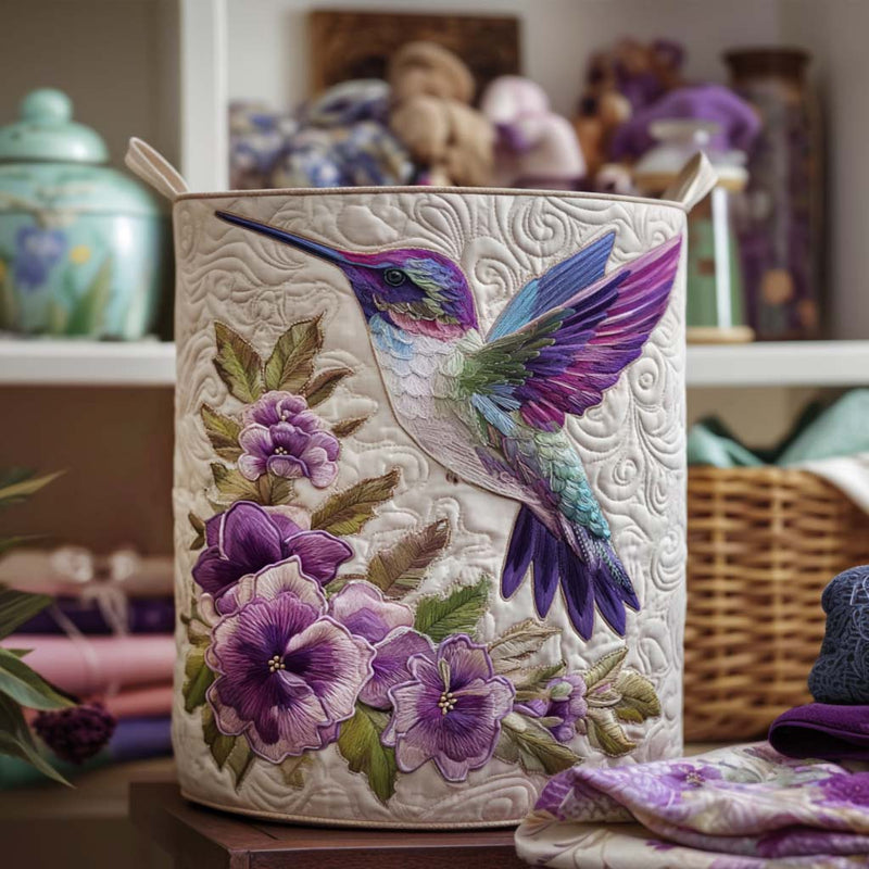 Flyllis | Hummingbird In Bloom Laundry Basket