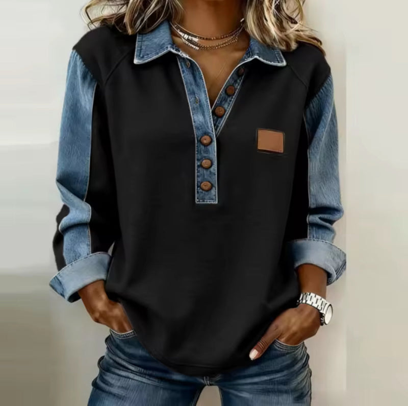 Flgail | Collared Button Pullover