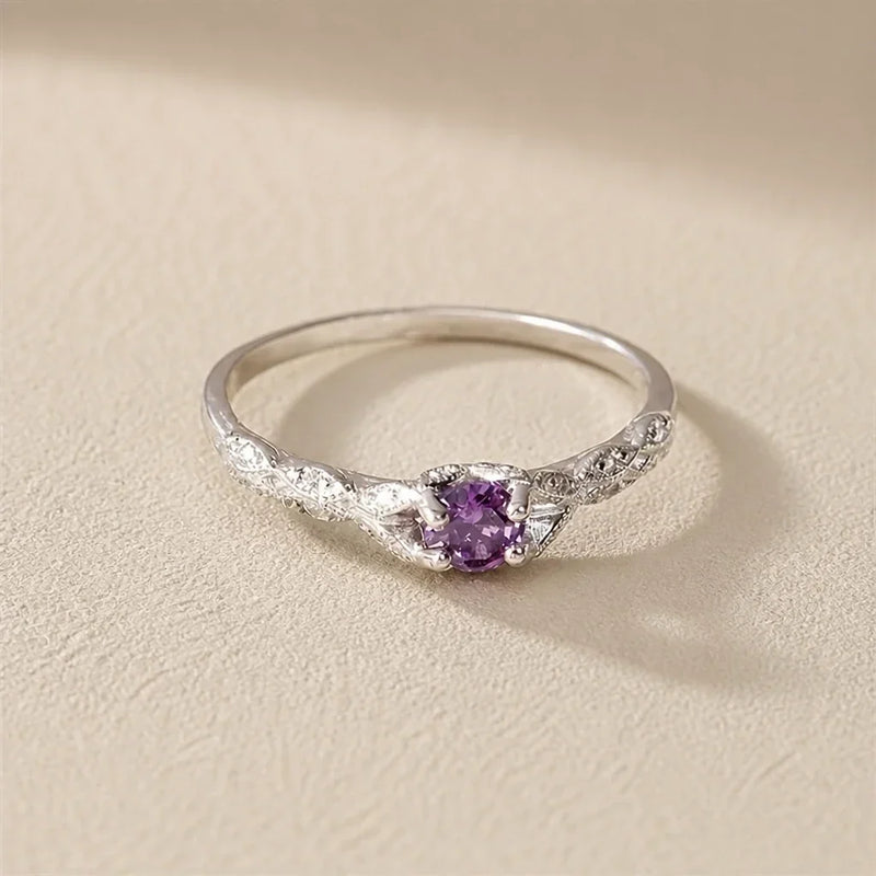 Jolope | Eternal Silver Solitaire Ring