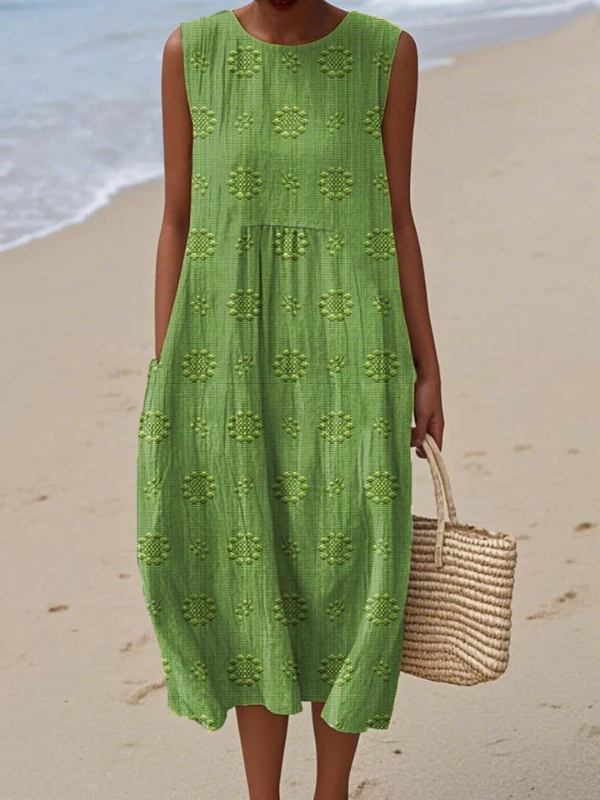 Nana | Patterned Midi Dress