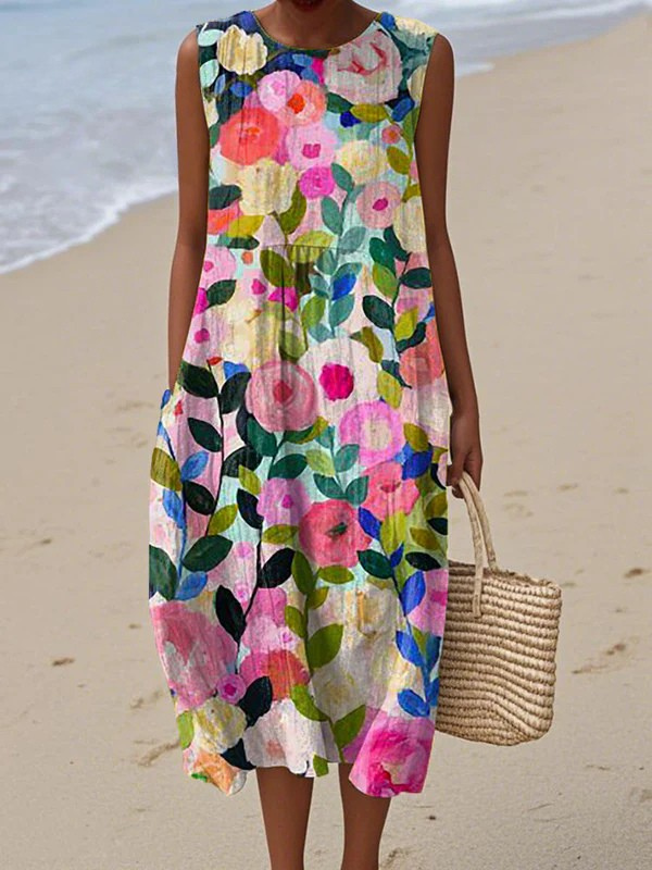Fllla | Floral Midi Dress