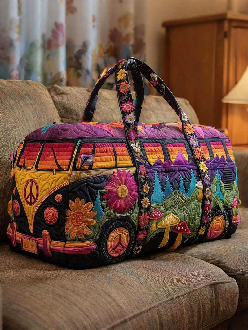 Abrlett | Quilted Travel Duffle Bag
