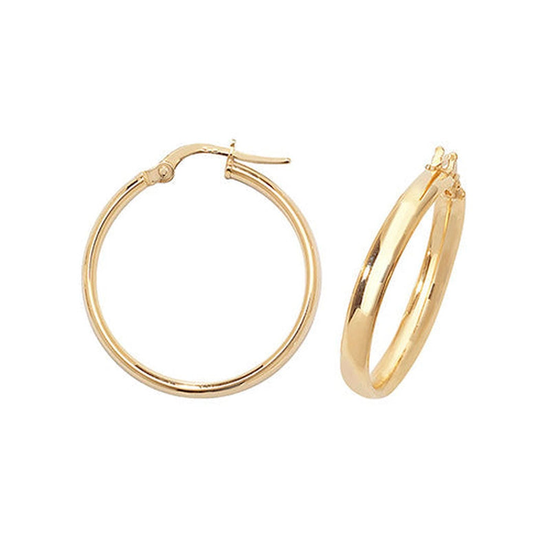 Gely | Brilliant Oversized Gold Hoop Earrings