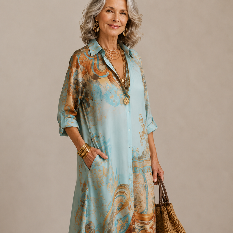 Jorence | Luxury Print Maxi Dress