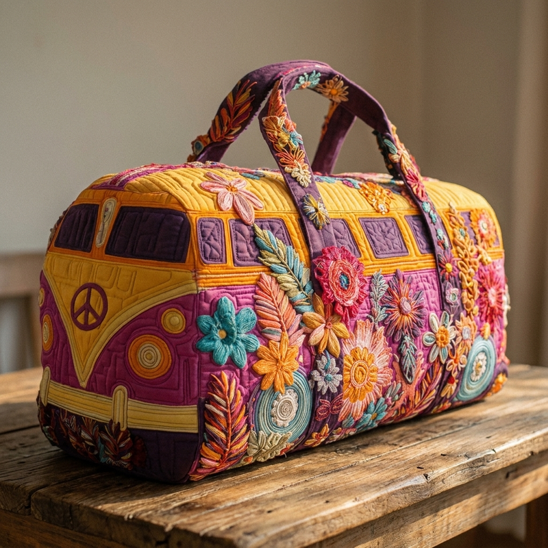 Veyla | Quilted Travel Duffle Bag