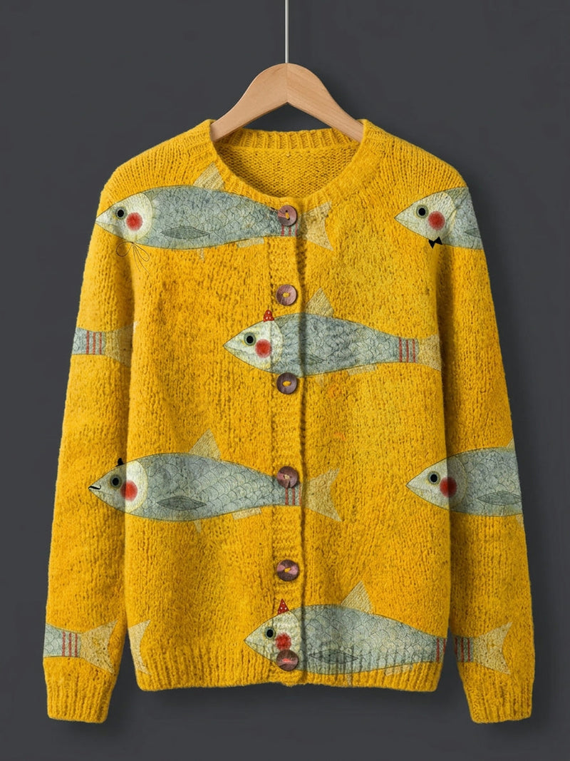 Ruby | Vintage Knit Cardigan Sweater