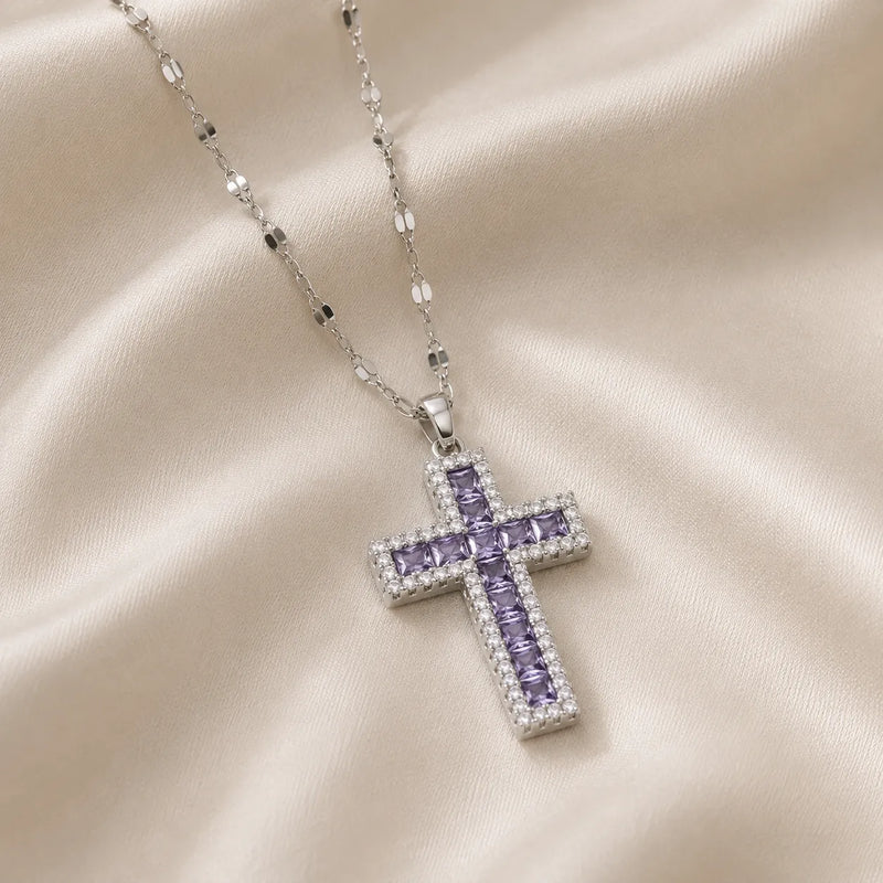 Bayllis | Sleek Cross Pendant Necklace