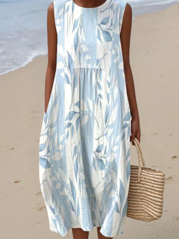 Cyya | Leafy Midi Dress