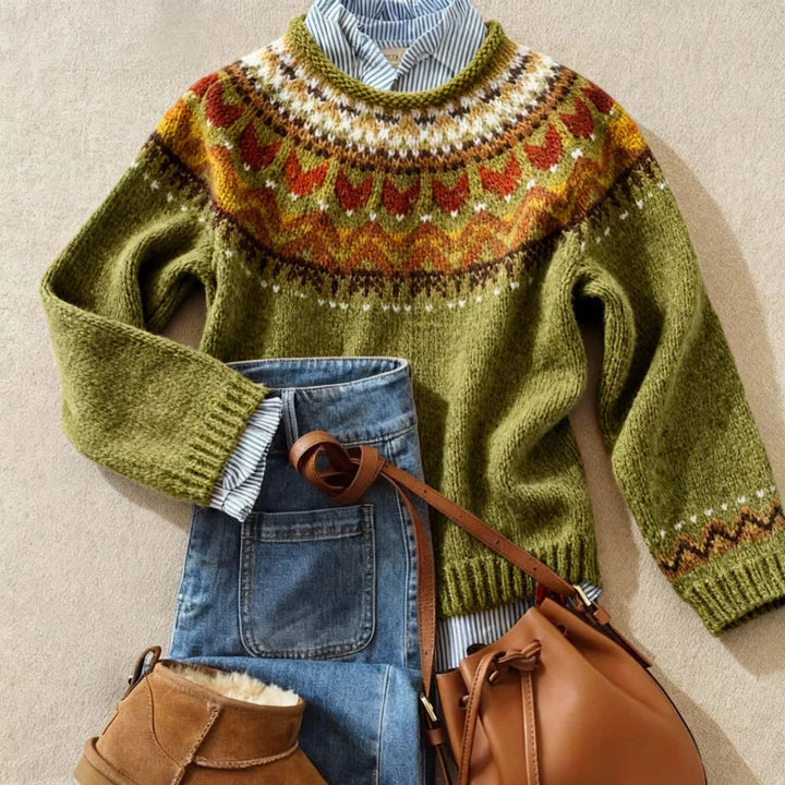 Poby | Classic Vintage Knit Jumper