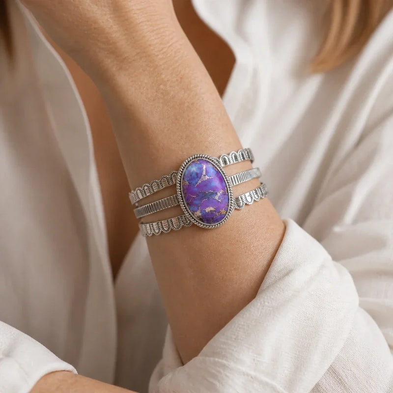 Sima | Adjustable Bohemian Cuff Bracelet