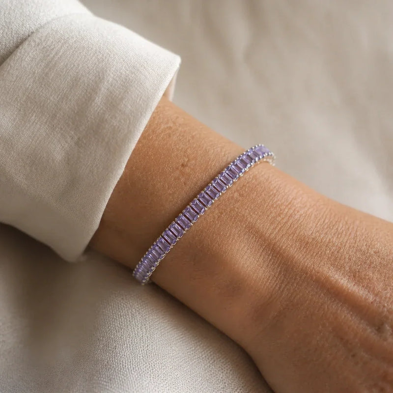 Muyla | Silver Box Link Bracelet