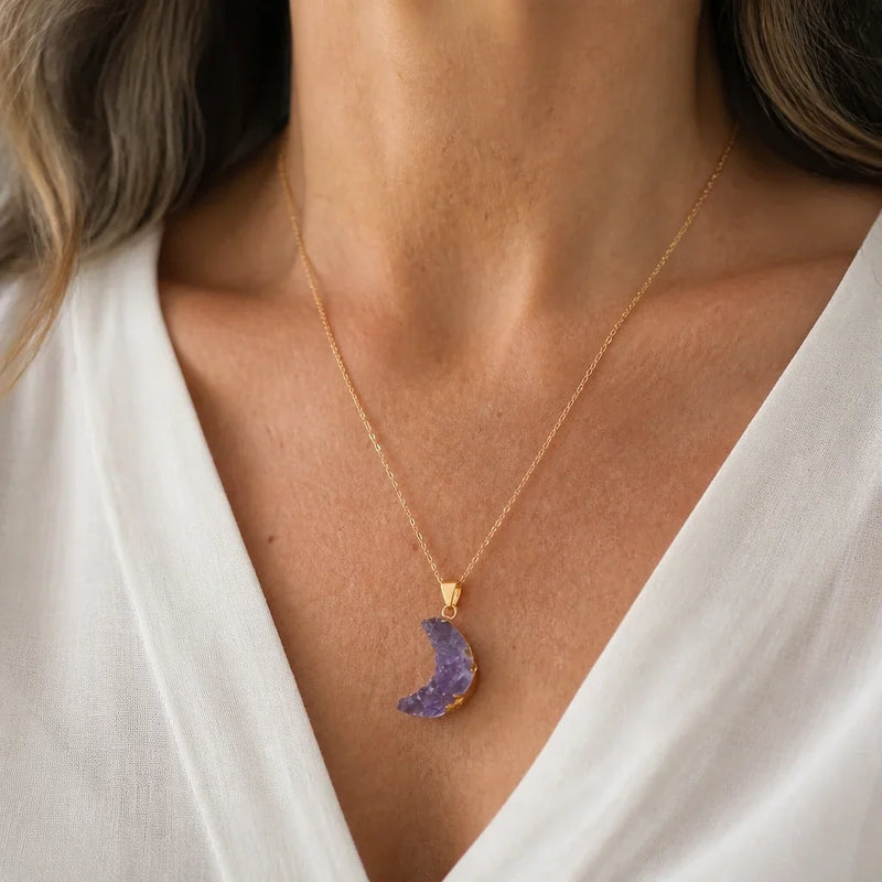 Pally | Lunar Crescent Pendant Necklace