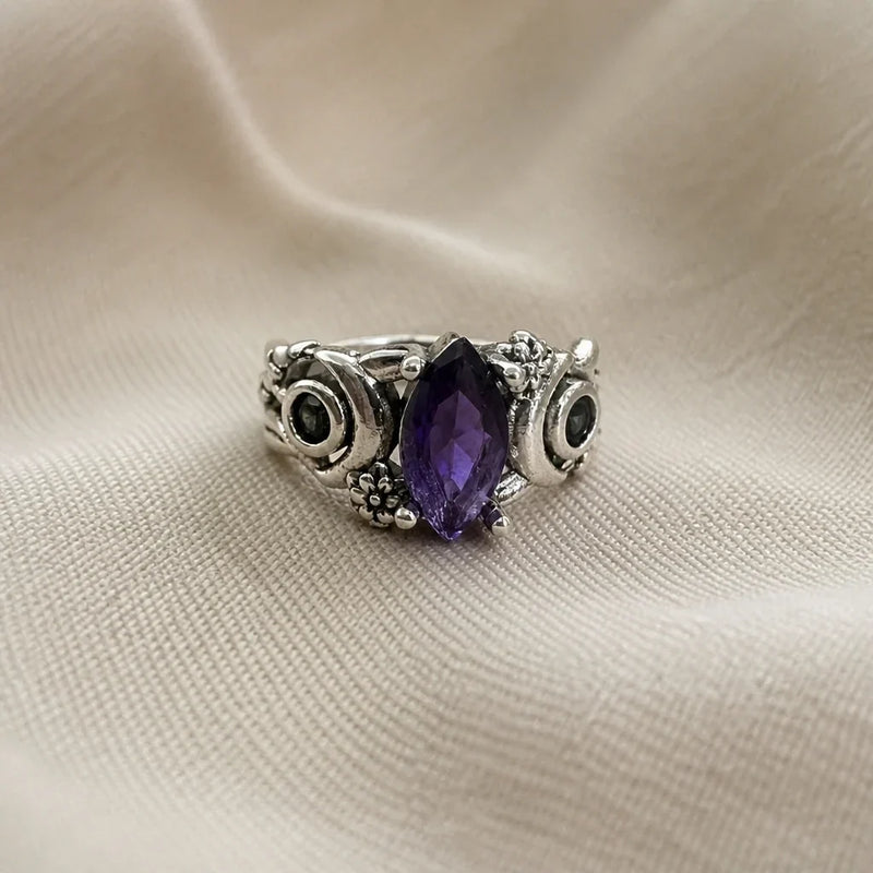 Brta | Crescent Moon Statement Ring