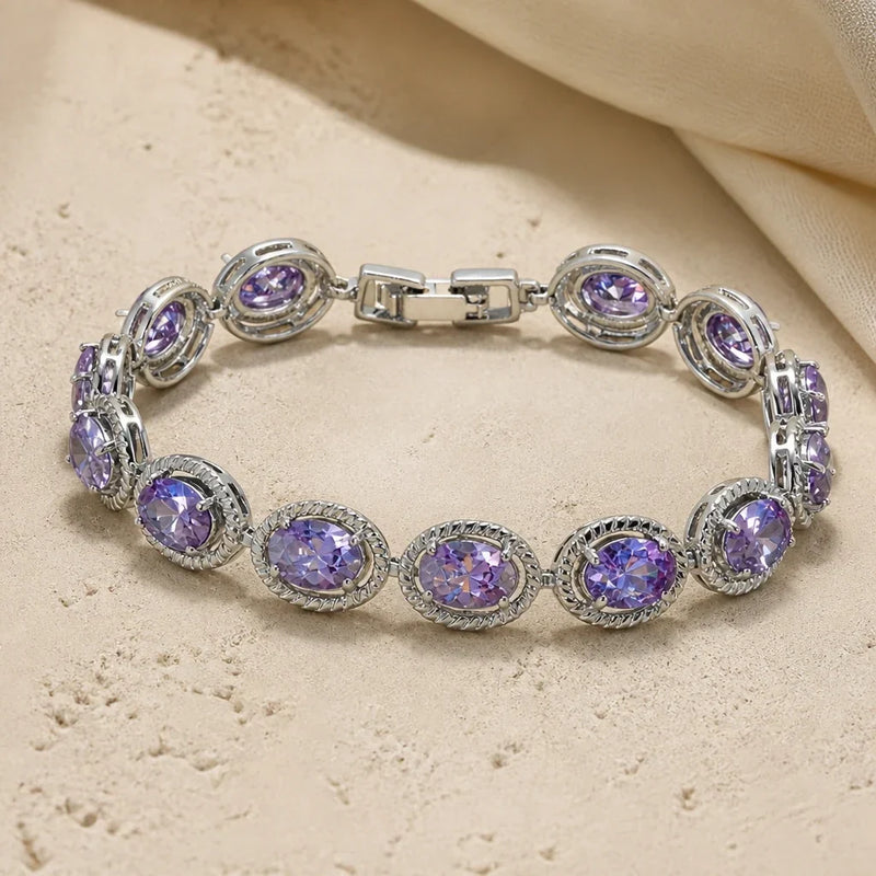 Weby | Zirconia Cubic Link Bracelet