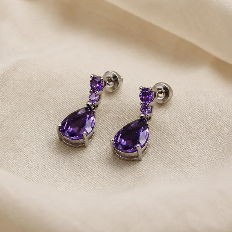 Rurper | Stunning Amethyst Dangle Earrings