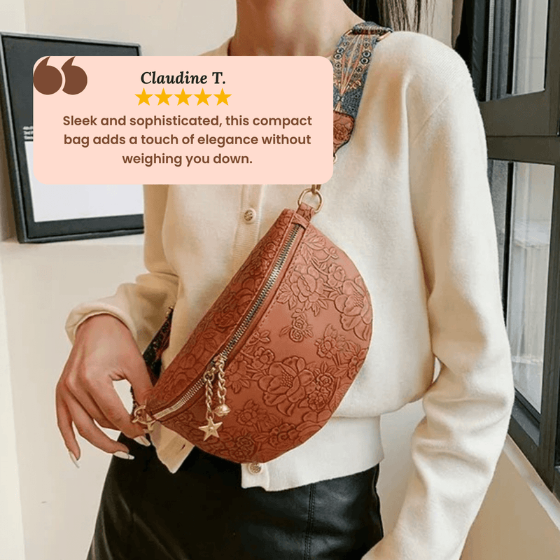 Lima | Embossed Charm Crossbody Bag