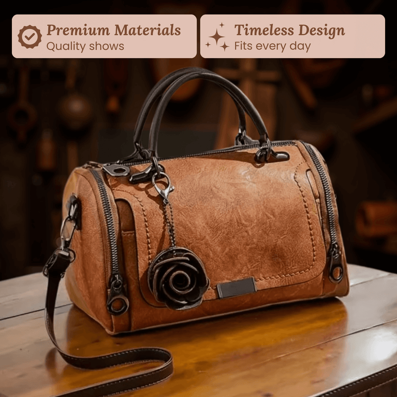 Frva | Floral Accent Handbag