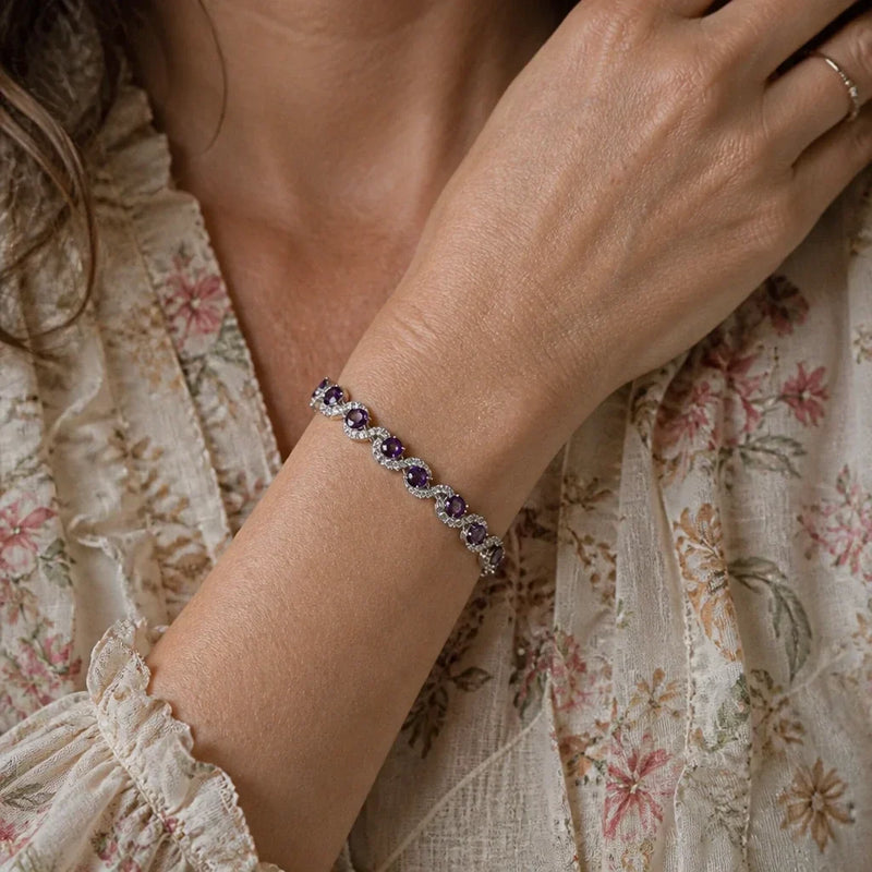 Rorlett | Silver Halo Link Bracelet