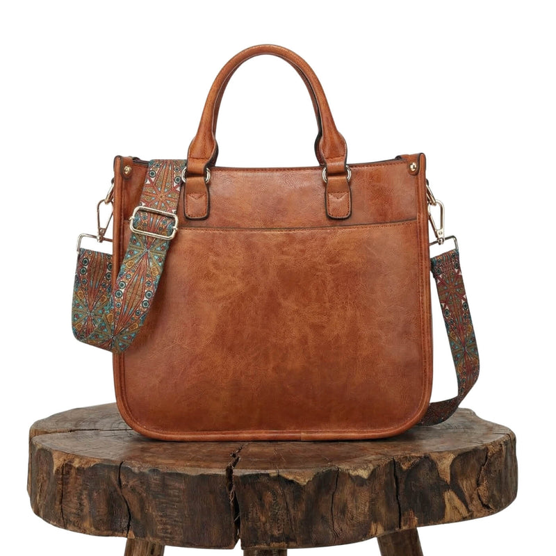 Isly | Pattern Strap Crossbody Bag