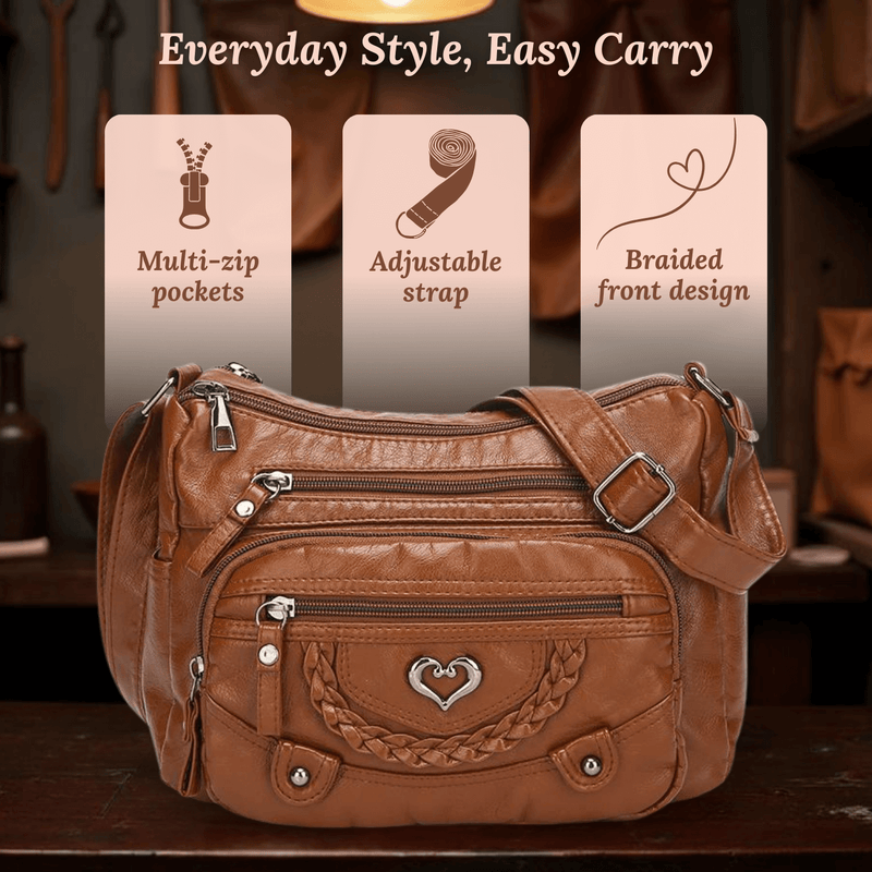 Avlia | Braided Charm Crossbody Bag