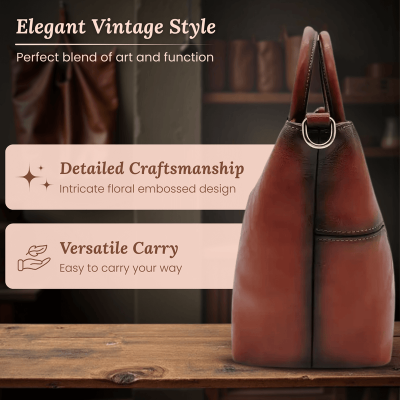 Soloe | Carved Detail Handbag