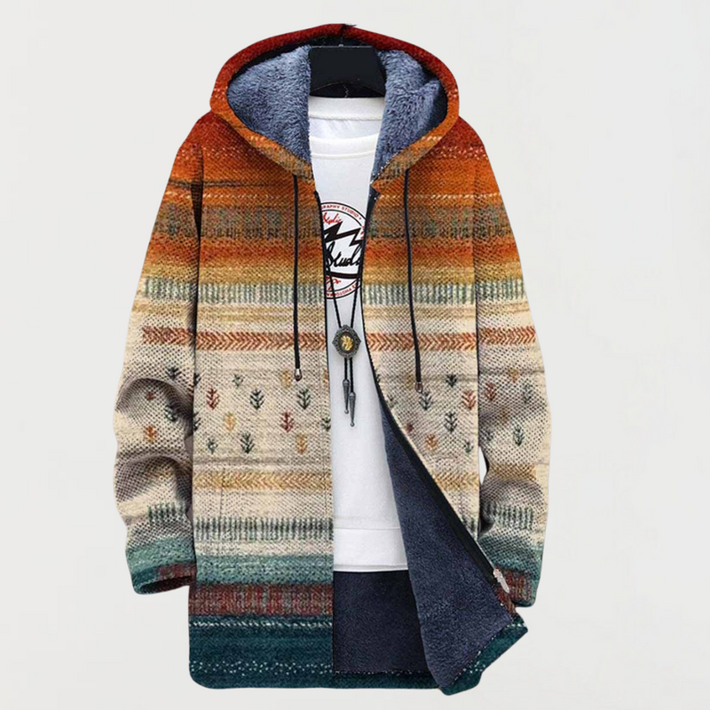 Flrlett | Autumn Striped Coat