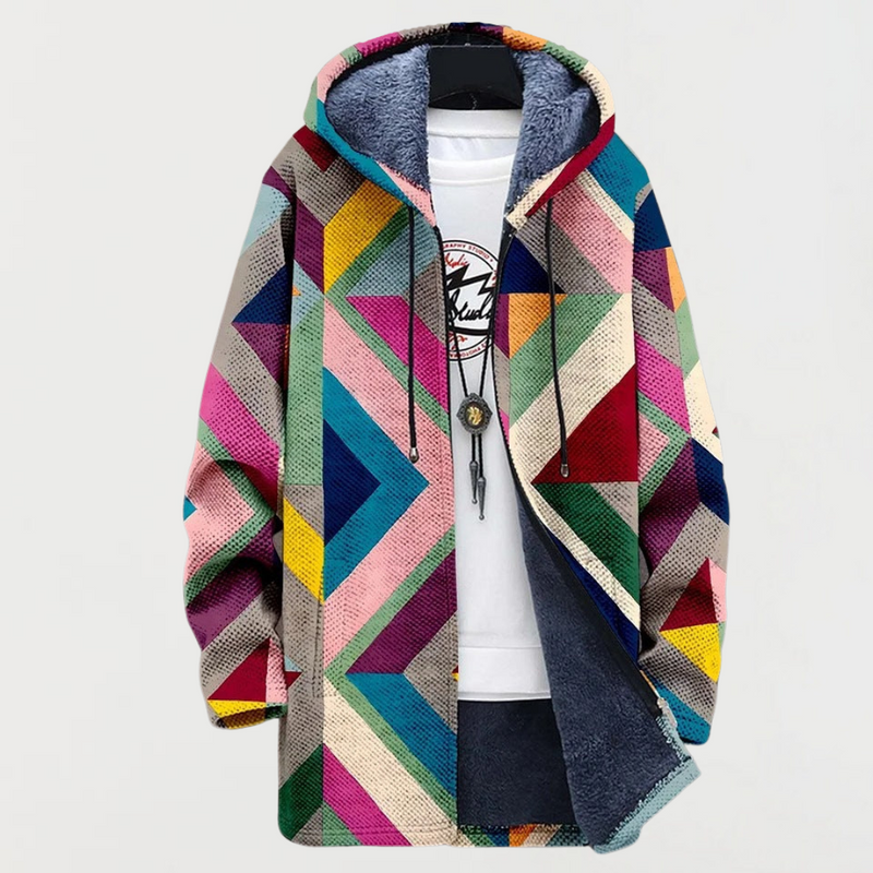 Caria | Geometric Pattern Sweatshirt