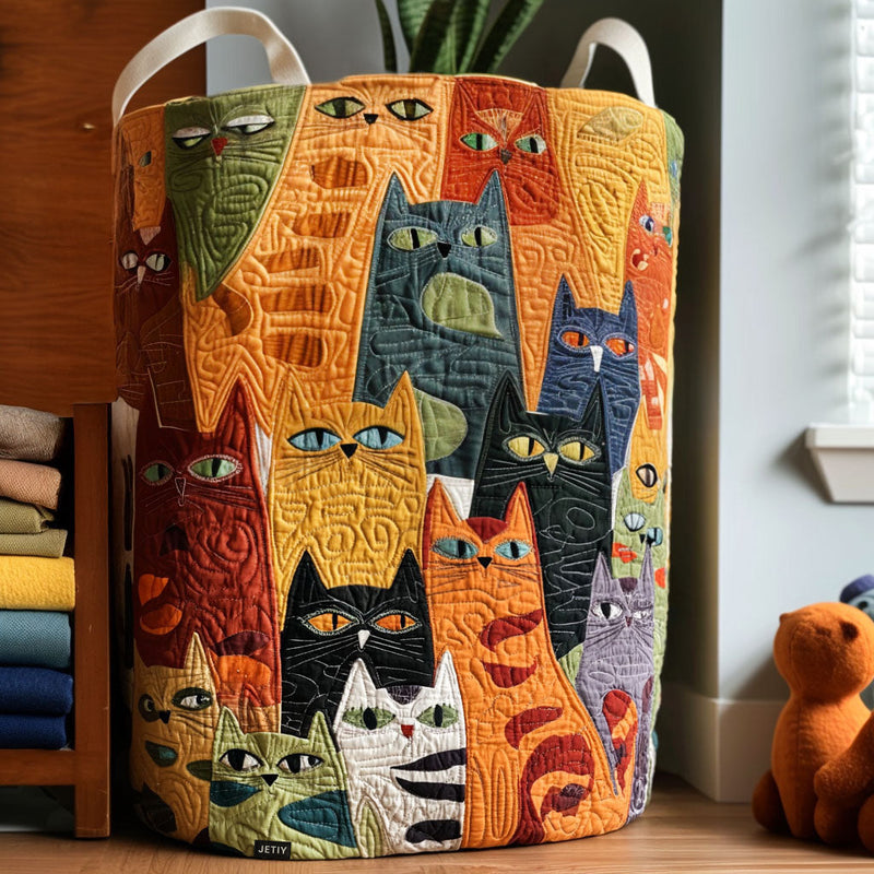 Agily | Purrfect Posse Laundry Basket