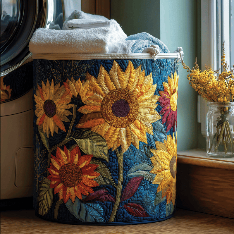 Ollla | Sunshine Floral Laundry Basket