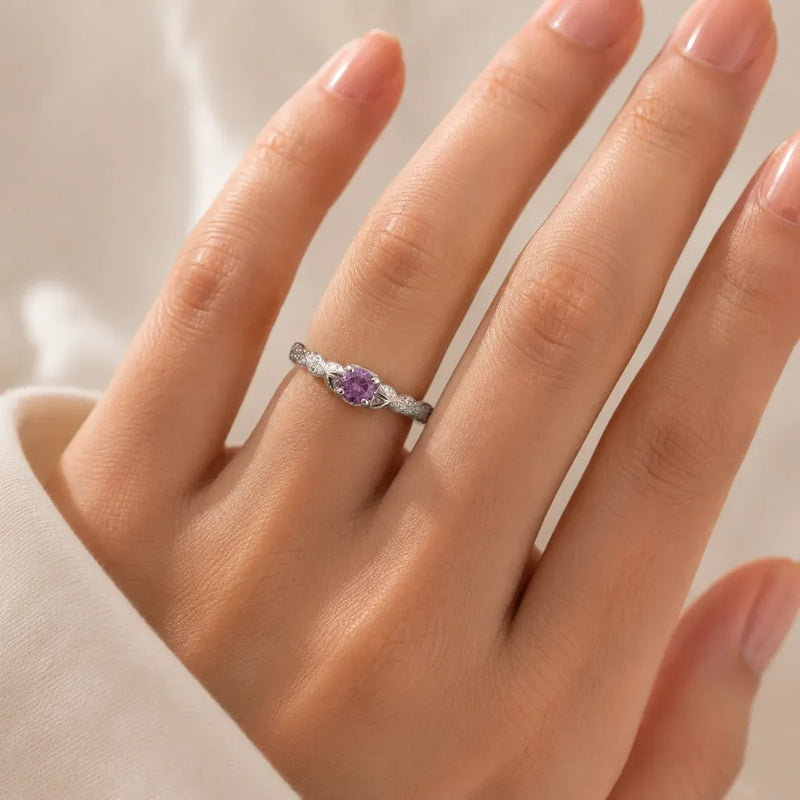 Jolope | Eternal Silver Solitaire Ring