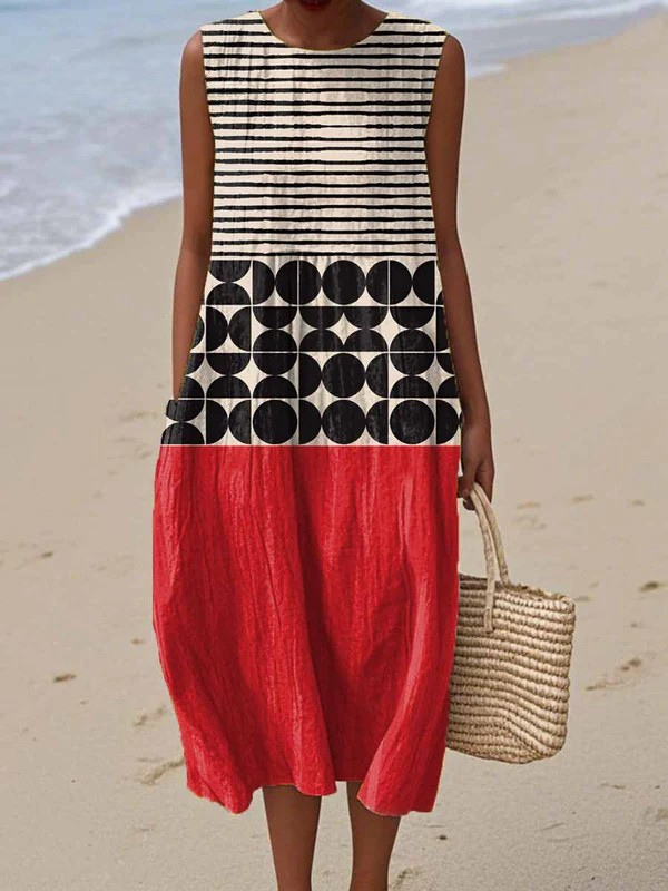 Gllla | Colorblock Midi Dress