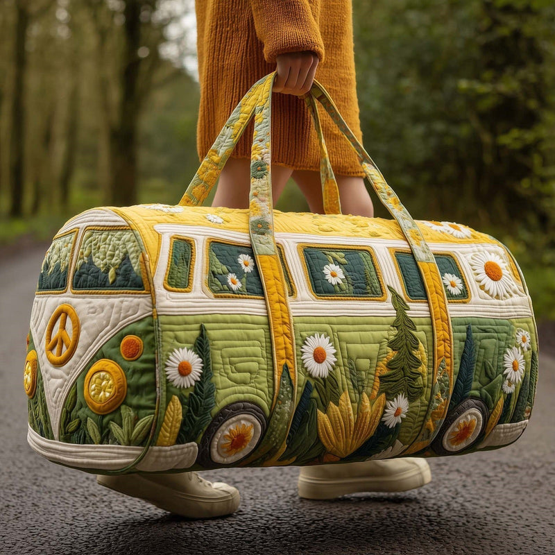 Edlda | Quilted Travel Duffle Bag