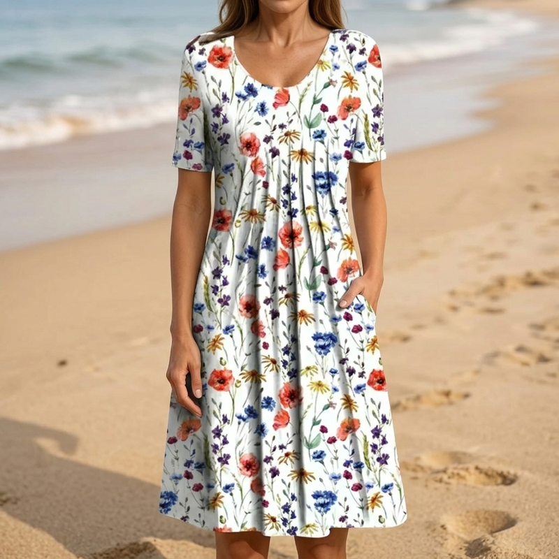 Siice | Elegant Dress With Tummy Coverage