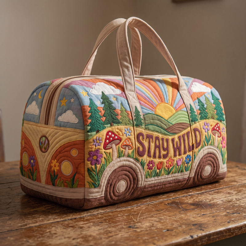 Viva | Quilted Travel Duffle Bag