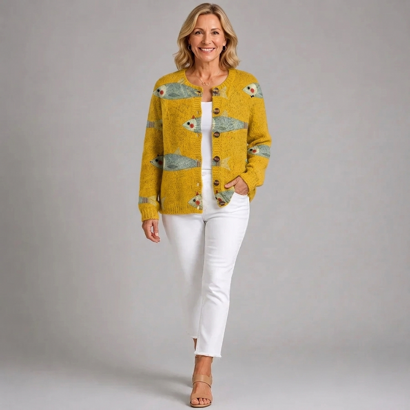 Ruby | Vintage Knit Cardigan Sweater