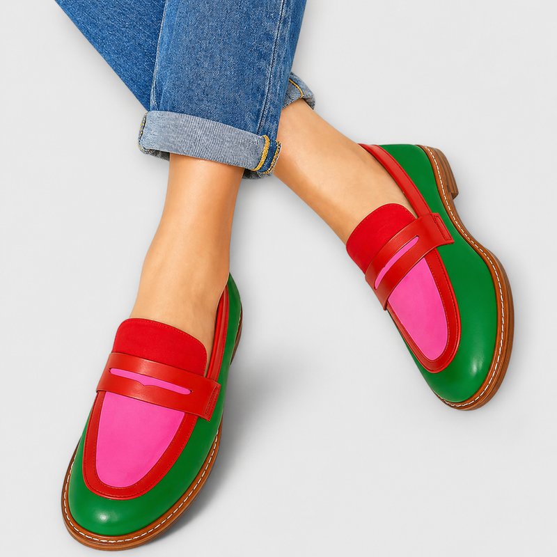 Vancy | Casual Loafers with Contrast Trim