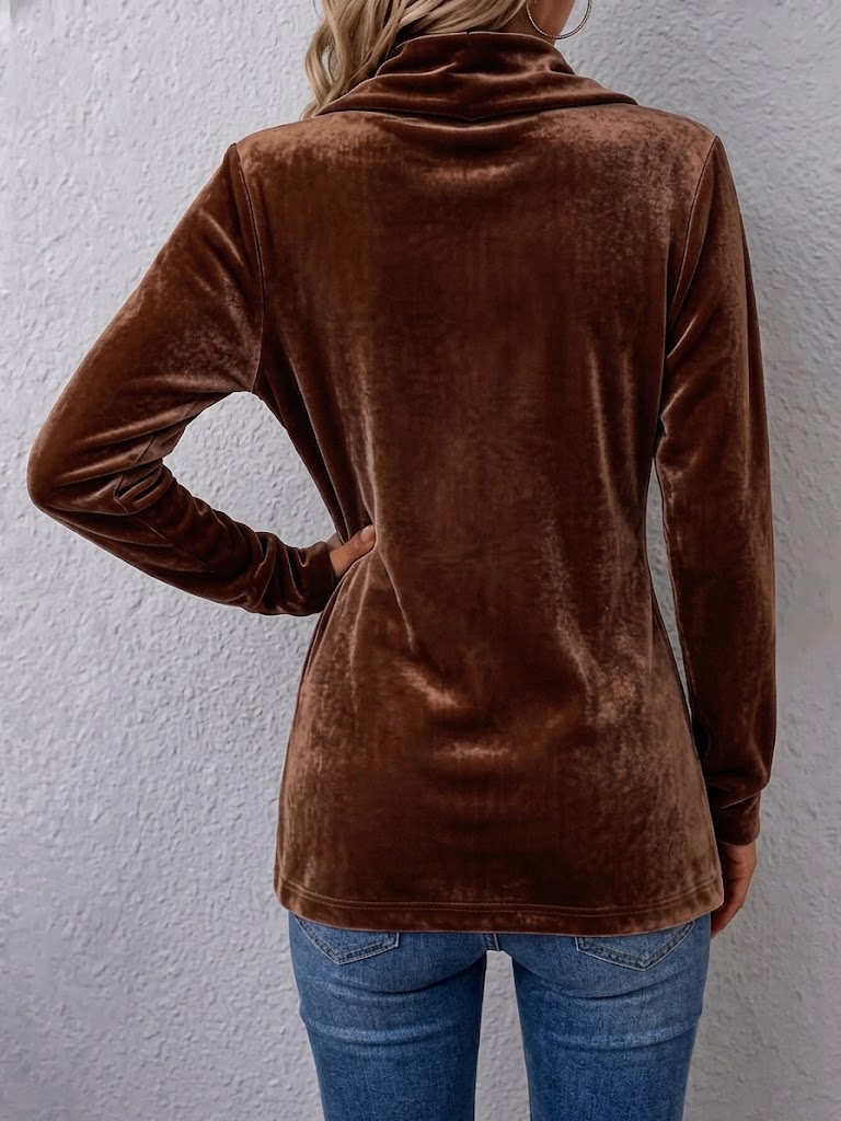 Missica | Vintage Lapel Button Accent Long Sleeve Open Front Jacket