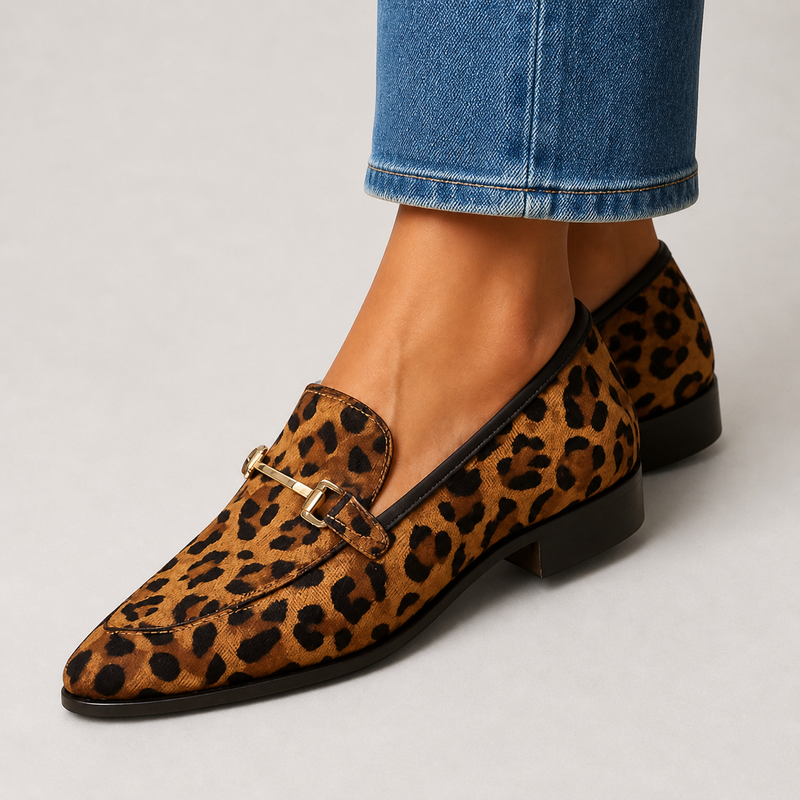 Lugail | Bold Animal-Print Loafers