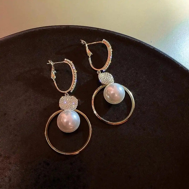 Flma | Embellished Ball Earrings Featuring Cultured Pearls
