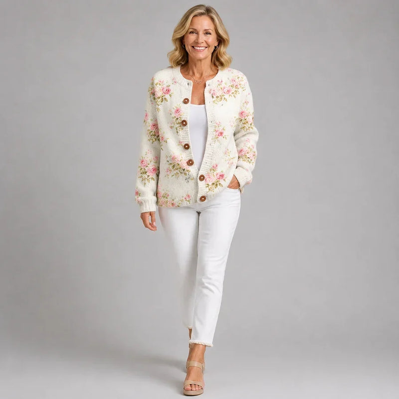 Cadys | Vintage Floral Knit Cardigan